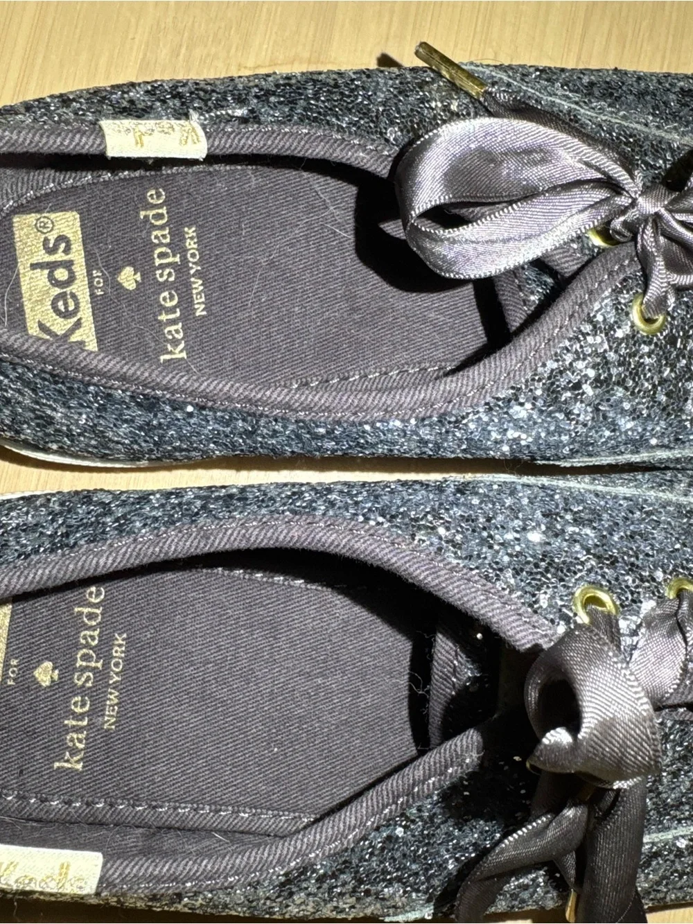Kate Spade Glitter Keds Blue